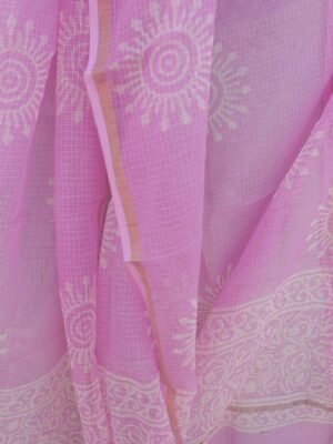 Lilac-Pink-Block-printed-kota-doria-dupatta