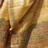 Yellow-ochre-madhubani-pure-ghicha-silk-dupatta Shilphaat