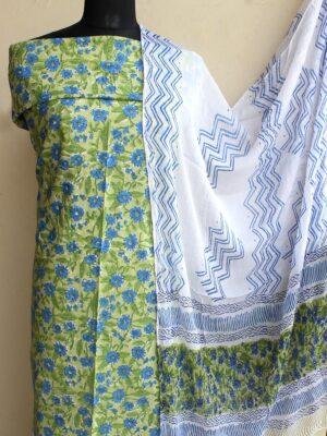 Blue,-green,-white-block-printed-mul-cotton-ladies-suit