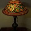 Floral-Black--tholu-bommalata-lamp Shilphaat