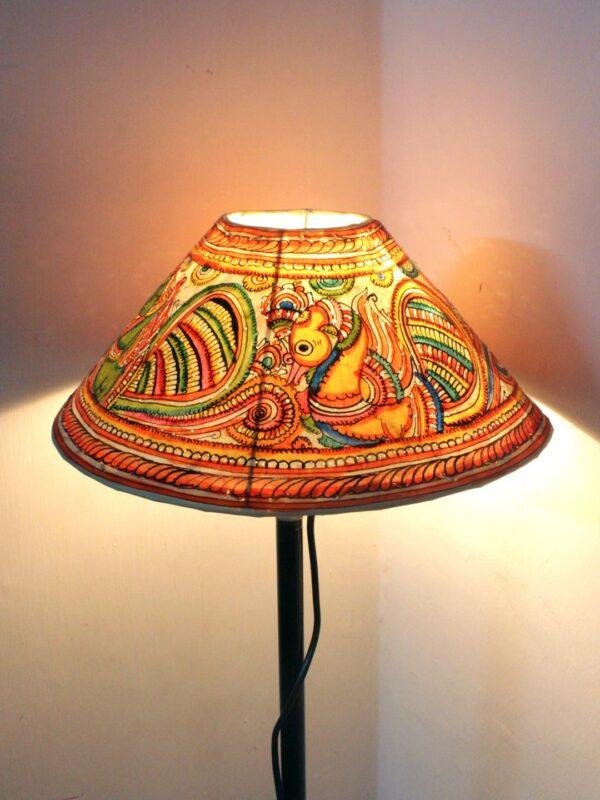 Peacocks-tholu-bommalata-lamp-shade-Shilphaat