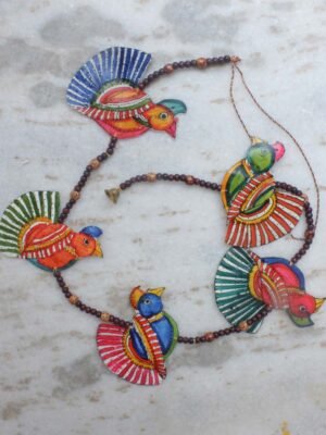 Tholu-bommalata-birds-wall-hanging-toran-Shilphaat