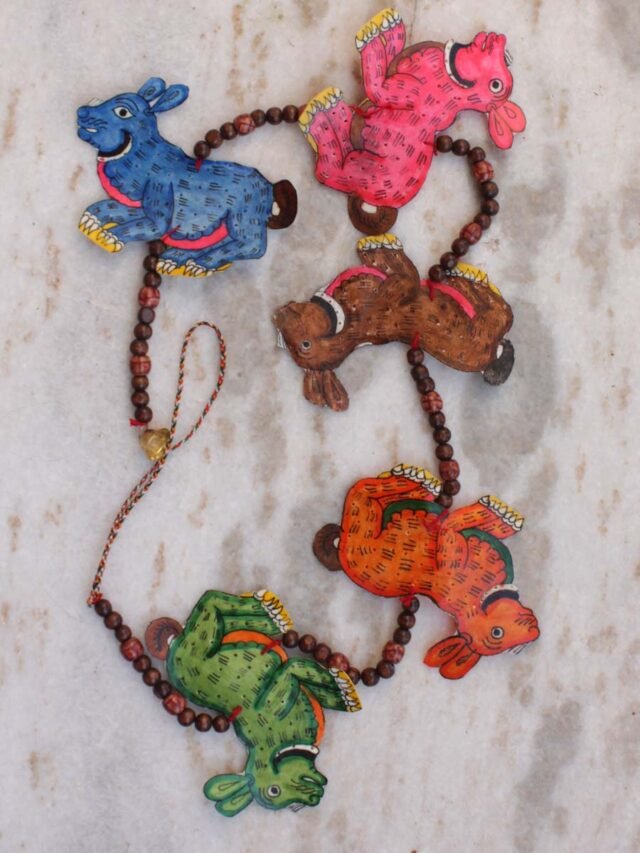 Tholu-bommalata-hare-door-hanging-toran-Shilphaat
