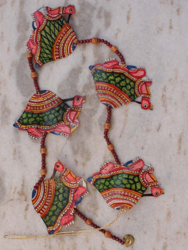 Tholu-bommalata-tortoise-door-hanging-toran-Shilphaat