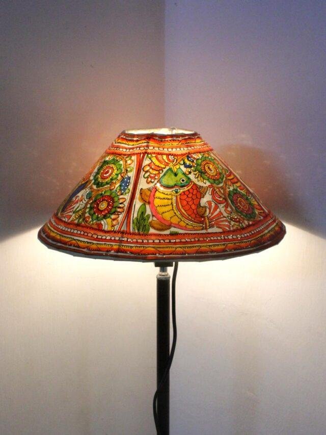 Fishes-tholu-bommalata-lampshade at Shilphaat.com
