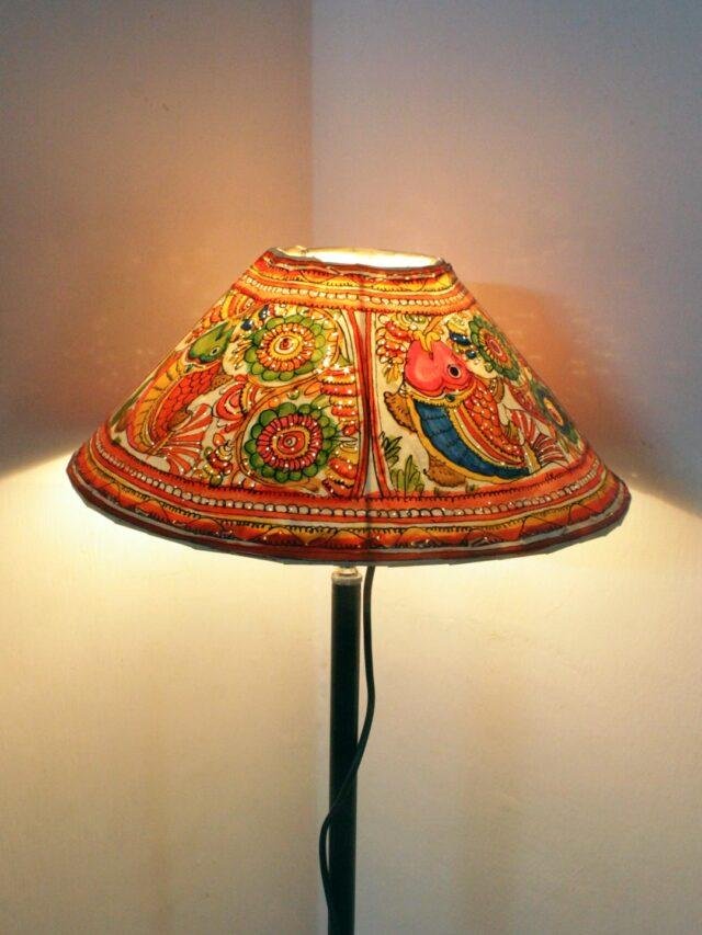 Fishes-tholu-bommalata-leather-lamp-Shilphaat