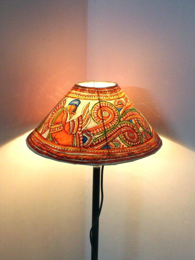 Two-Peacocks-tholu-bommalata-lamp-shade-Shilphaat