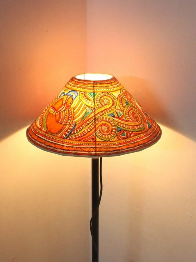 Two-Peacocks-tholu-bommalata-lampshade-Shilphaat