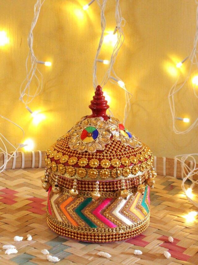 Multicolour-lacework-wooden-Sindhora-Shilphaat