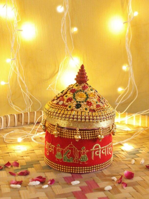 Shubh-vivah-lace-wooden-Dindurdani-Shilphaat