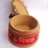 Shubh-vivah-red-lacework-Sindur-box Shilphaat