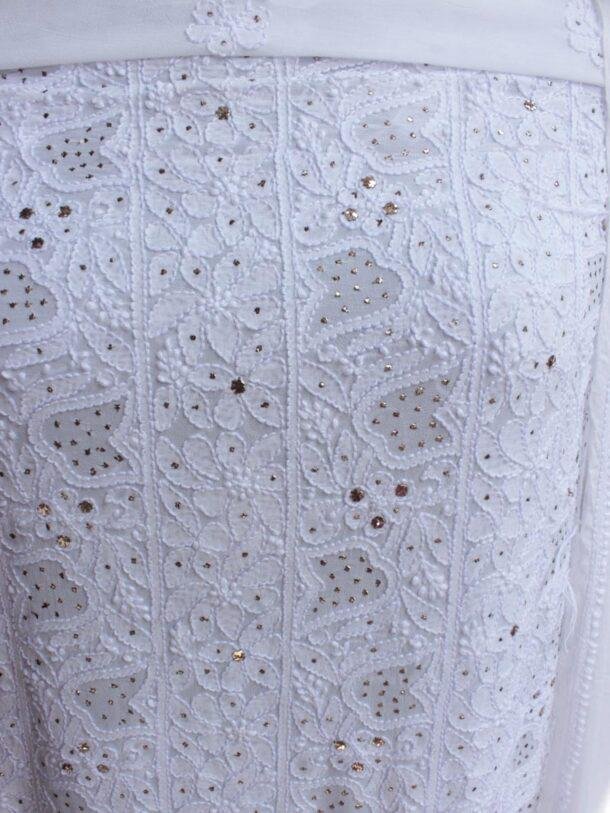 White-chikankari-mukesh-viscose-georgette-dress-material-Shilphaat.com