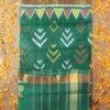 Forest-Green-Patola-pure-silk-dupatta at Shilphaat.com