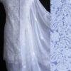 White-georgette-chikankari-dress-material at Shilphaat.com