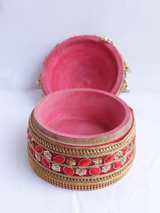 red-and-golden-wooden-sindoor-dani at Shilphaat.com