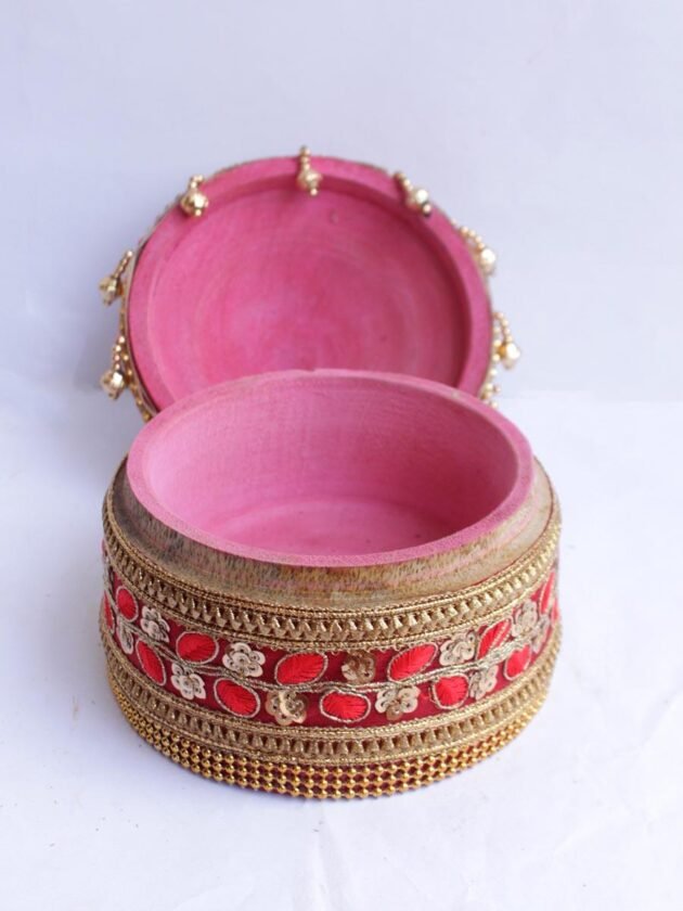 red-and-golden-wooden-sindur-dan at Shilphaat.com