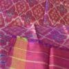 Magenta-Patan-Patola-pure-silk-scarf at Shilphaat.com