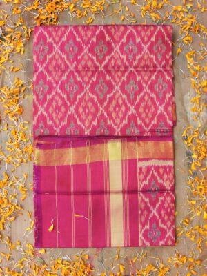 Magenta-Patola-pure-silk-dupatta-Shilphaat