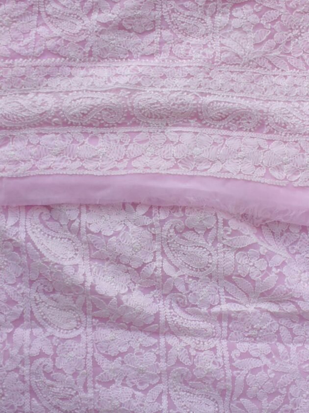 Pastel-Pink-georgette-chikankari-3pc-ladies-suit at Shilphaat