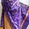 Violet-Blue-Patan-Patola-silk-dupatta at Shilphaat.com