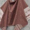 Brown-choumak-Bhujodi-woolen-shawl at Shilphaat.com