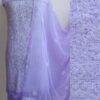 Lavender-georgette-chikankari-suit-material at Shilphaat.com