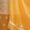 Yellow-Orange--georgette-chikankari-lucknowi-suit at Shilphaat.com