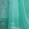 jadeite-green--georgette-chikankari-lucknowi-suit at Shilphaat.com