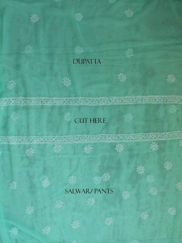 jadeite-green--georgette-chikankari-salwar-suit at Shilphaat.com