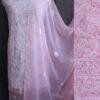 Pale-Pink-georgette-chikankari-dress-material at Shilphaat.com