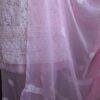 Pale-Pink--georgette-chikankari-lucknowi-suit at Shilphaat.com