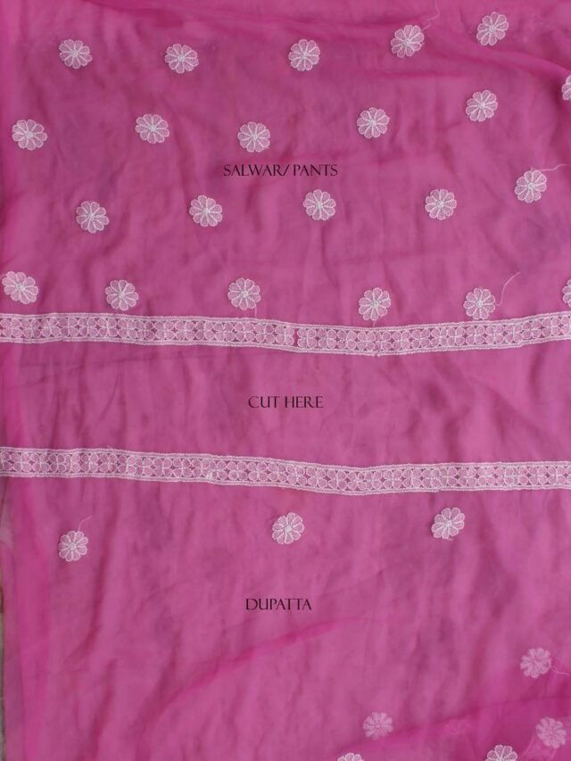 Purple-Pink--georgette-chikankari-salwar-suit at Shilphaat.com