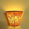 Ganesha-and-lotus-Tholu-Bommalata-wall-lamp at shilphaat.com