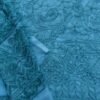 Blue-resham-chikankari-georgette-Dress-material at Shilphaat.com