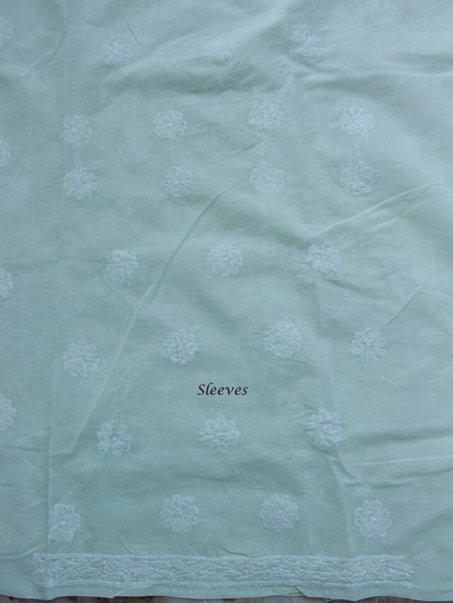 Latte-Green-jaal-chikankari-cotton-salwar-suit at shilphaat.com