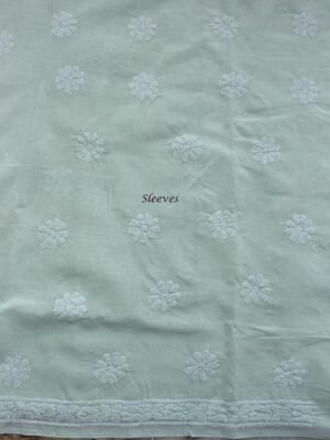 Milky-Green-jaal-chikankari-cotton-salwar-suit at Shilphaat.com