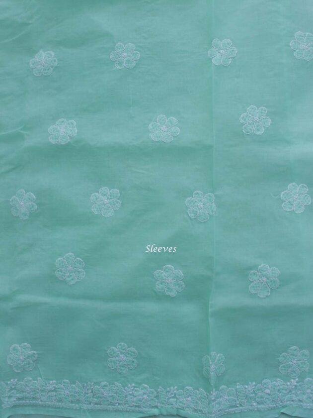 Seafoam-Green-jaal-chikankari-cotton-salwar-suit at Shilphaat