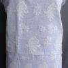 White-Kota-doria-cotton-chikankri-kurta-fabric at Shilphaat.com