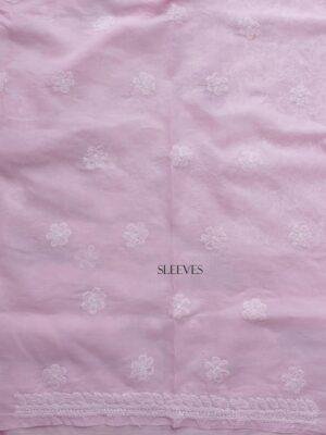 Baby-Pink-chikankari-cotton-salwar-suit at Shilphaat.com