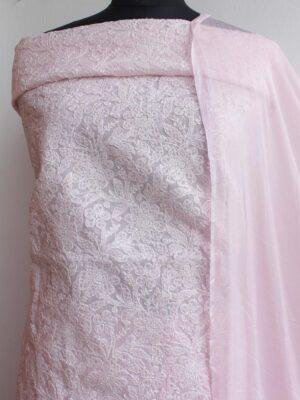 Baby-Pink-jaal-chikankari-cotton-3pc-ladies-suit at shilphaat.com