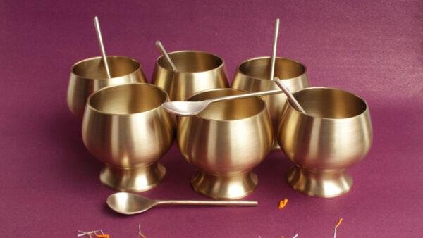 Set-of-6-dessert-bowl-and-spoon-pair at shilphaat.com
