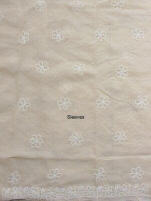 Beige-chikankari-cotton-salwar-suit at Shilphaat.com