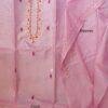 Rose-Pink-Mens-pure-silk-kurta-fabric at Shilphaat.com