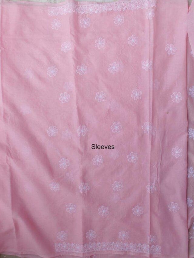 Rusty-Pink-chikankari-cotton-salwar-suit at Shilphaat.com