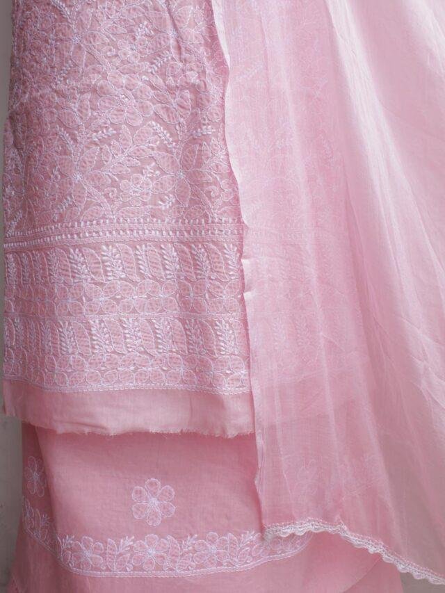 Rusty-Pink-jaal-chikankari-cotton-3pc-lucknowi-suit-Shilphaat