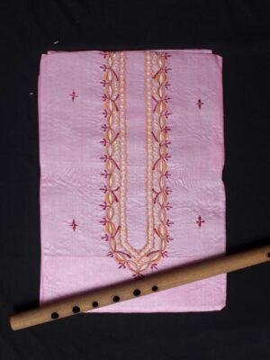 Soft-Pink-mens-silk-kurta-fabric at Shilphaat.com
