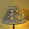 Big-Blue-and-Yellow-Tholu-Bommalata-Lampshade at Shilphaat.com