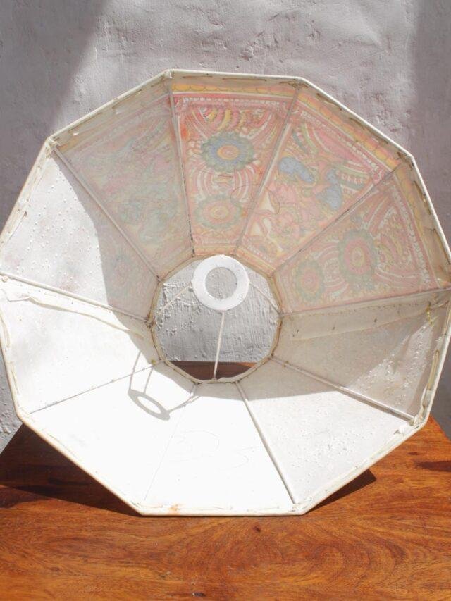 Ganesha-big-Handmade-Leather-Lampshade at Shilphaat.com