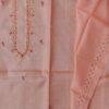 Peach-Mens-pure-silk-kurta-fabric at Shilphaat.com