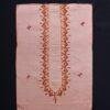 Peach-Orange-mens-silk-kurta-fabric at Shilphaat.com